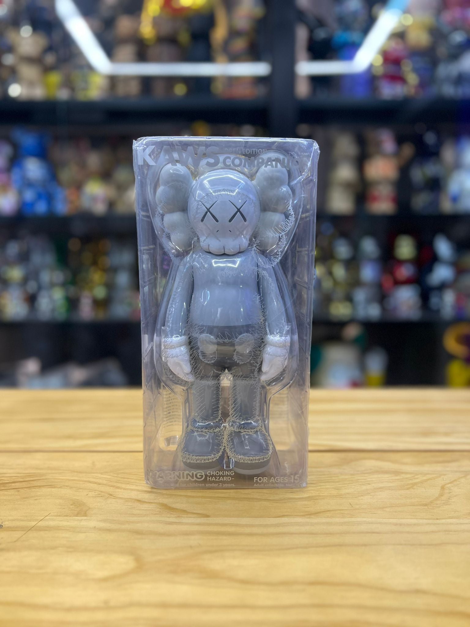 KAWS Companion Open Edition Vinyl Figure (Grey)