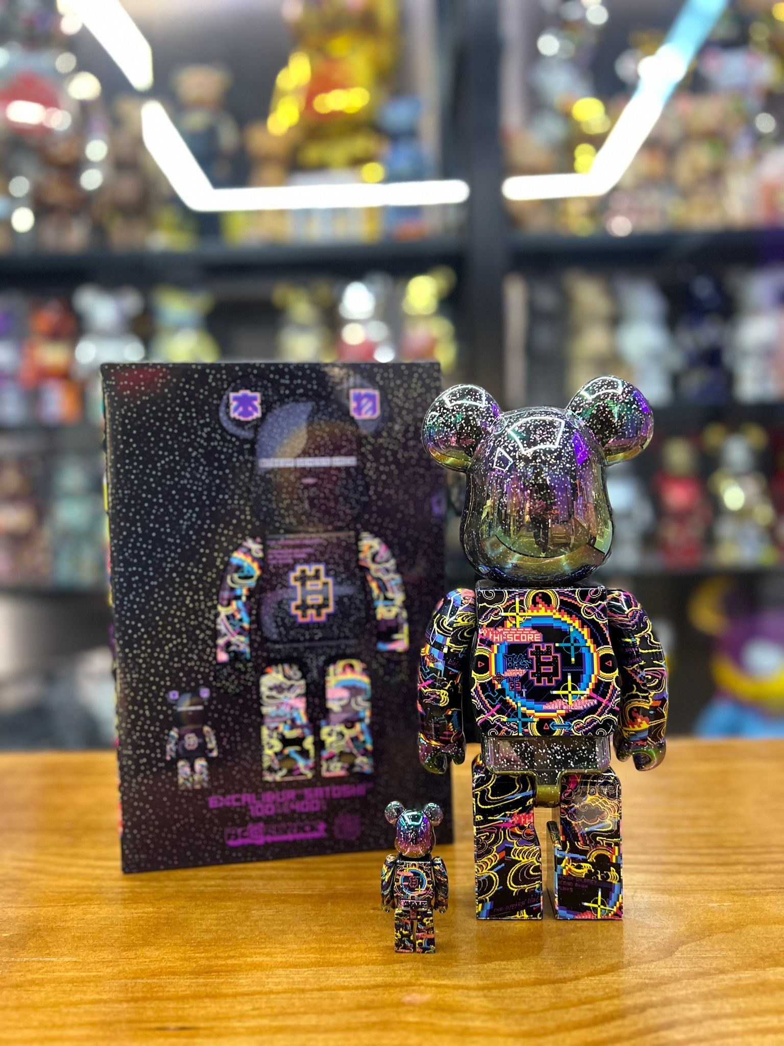 100% & 400% Be@rbrick Excalibur " SATOSHI"