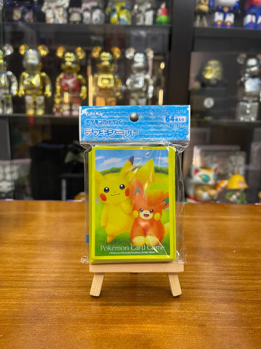 Pokémon Card Game 寶可夢造型卡套 ポケモンカードゲーム デッキシールド ピカチュウ＆パモ