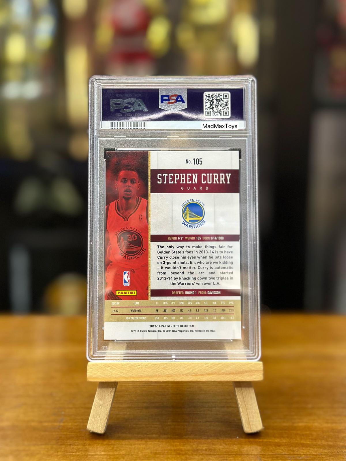 PSA 9 2013 PANINI ELITE #105 STEPHEN CURRY