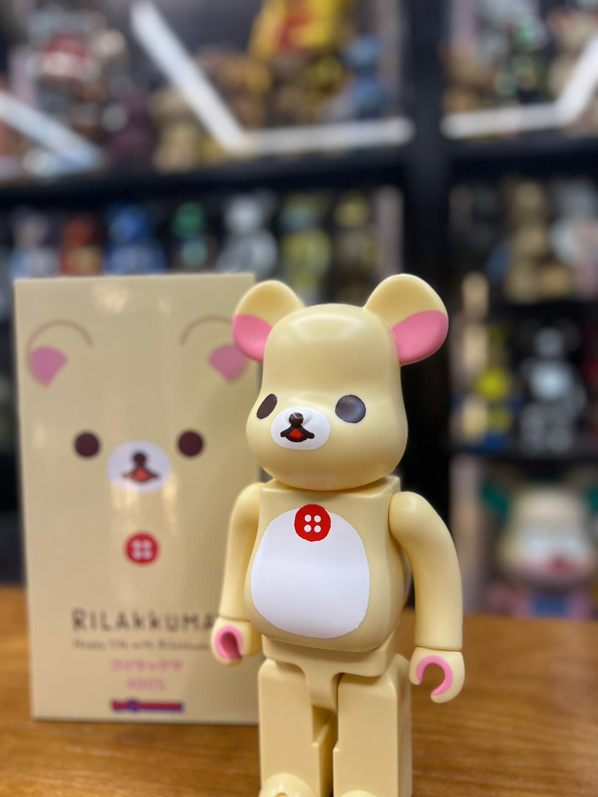 400％ BE@RBRICK コリラックマ （輕鬆小熊）Rilakkuma 牛奶熊