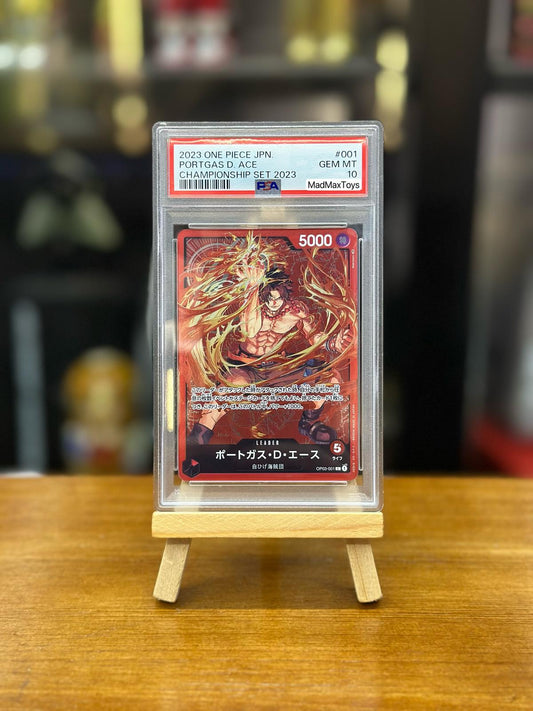 PSA 10 One Piece Card L ポートガス・D・エース(パラレル)(チャンピオンシップセット2023)(OP03-001)