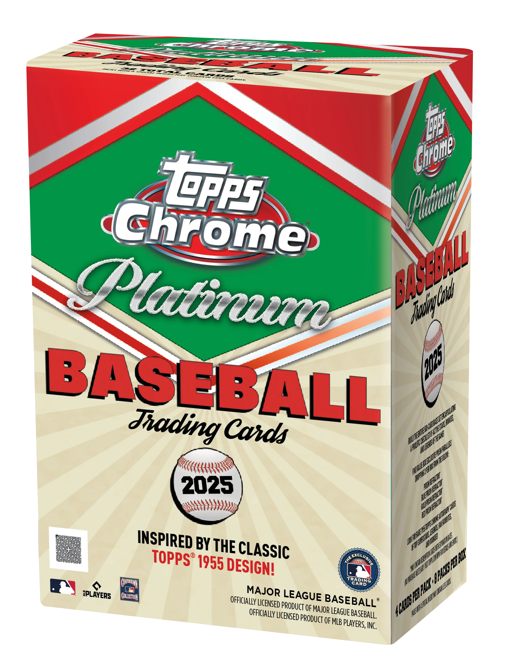 2025 Topps Chrome® Platinum Baseball - Value Box