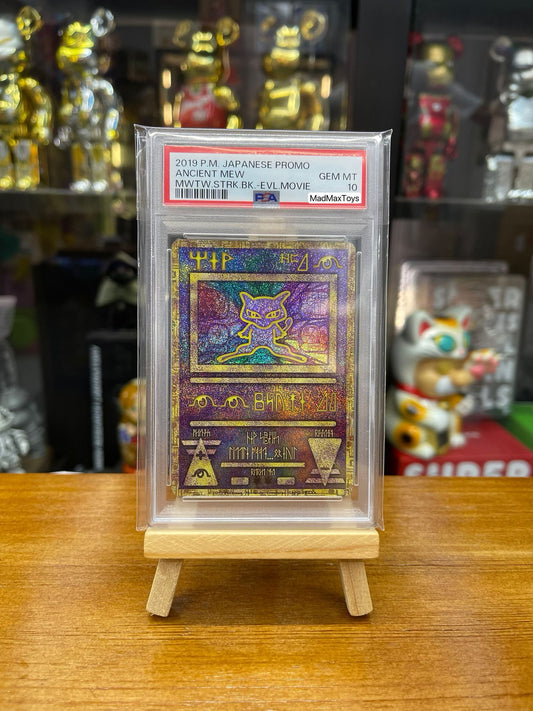 PSA10 P.M. JAPANESE PROMO ANCIENT MEW MWTW.STRK.BK.-EVL.MOVIE