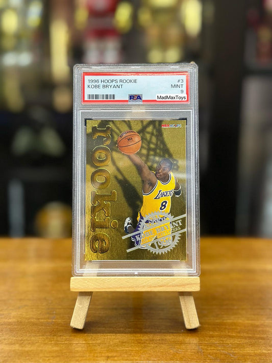 PSA 9 1996 Hoops Rookie #3 KOBE BRYANT