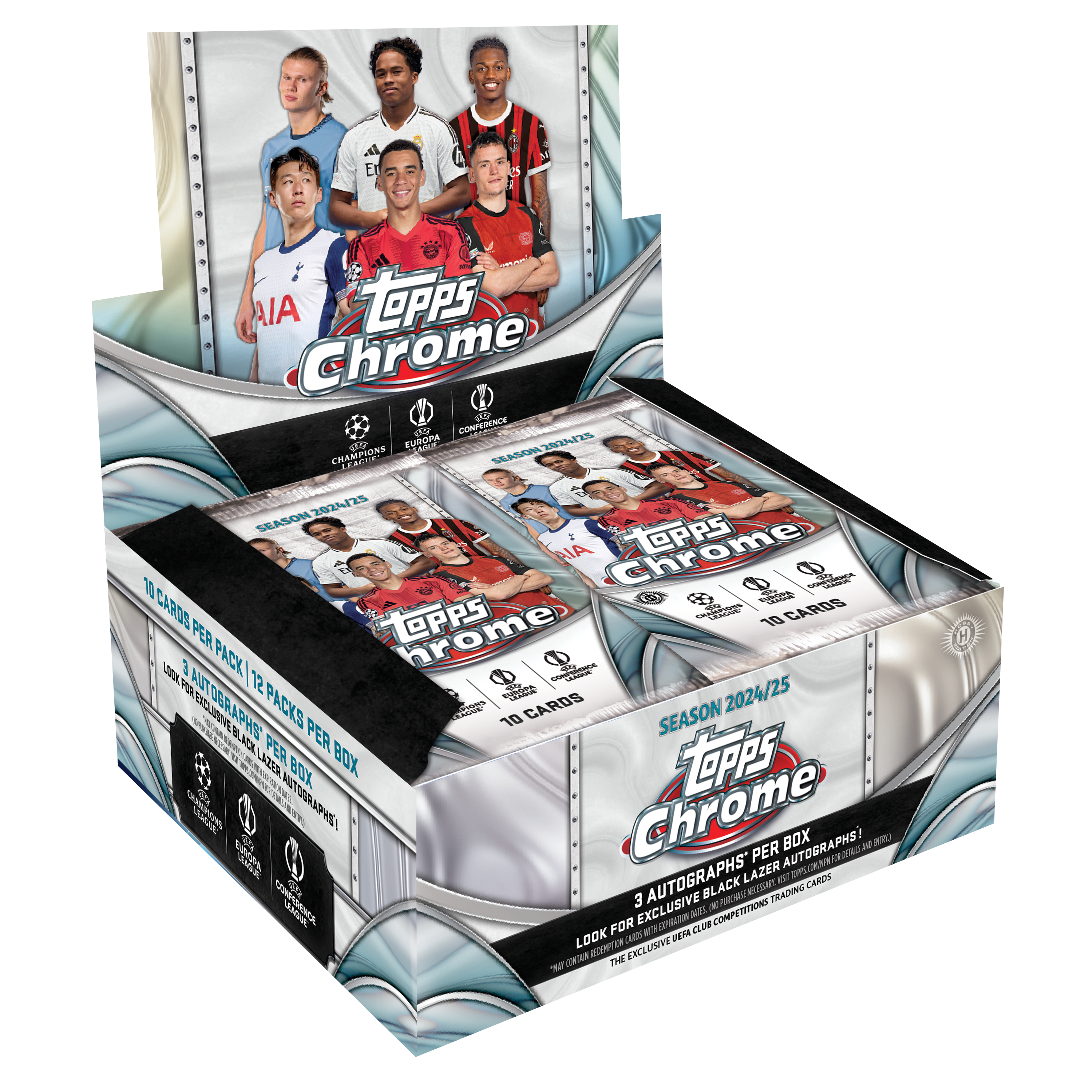 2024-25 Topps Chrome UEFA Club Competitions Jumbo Box