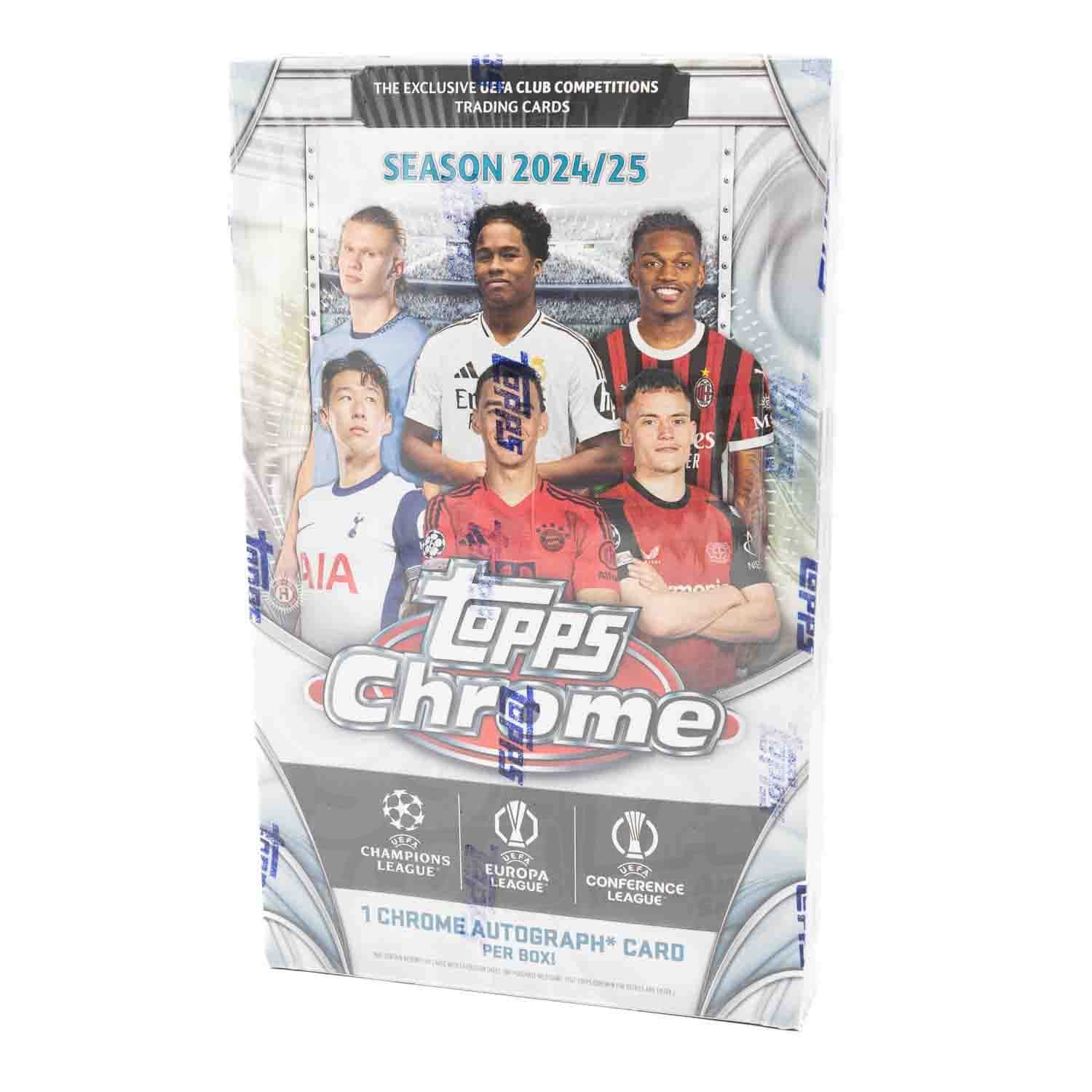2024-25 Topps Chrome UEFA Club Competitions Hobby Box