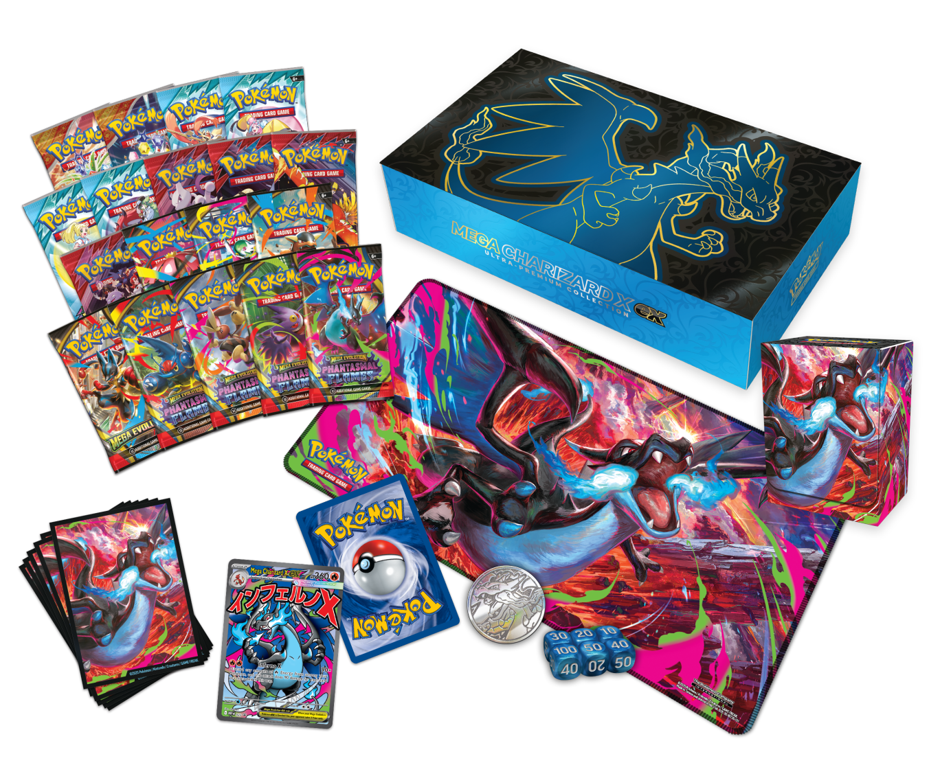 [m2] Pokemon Mega Charizard X ex Ultra Premium Collection