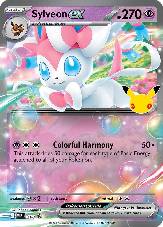 [ME6.5] Pokemon TCG 30th Celebration Tin (Sylveon)