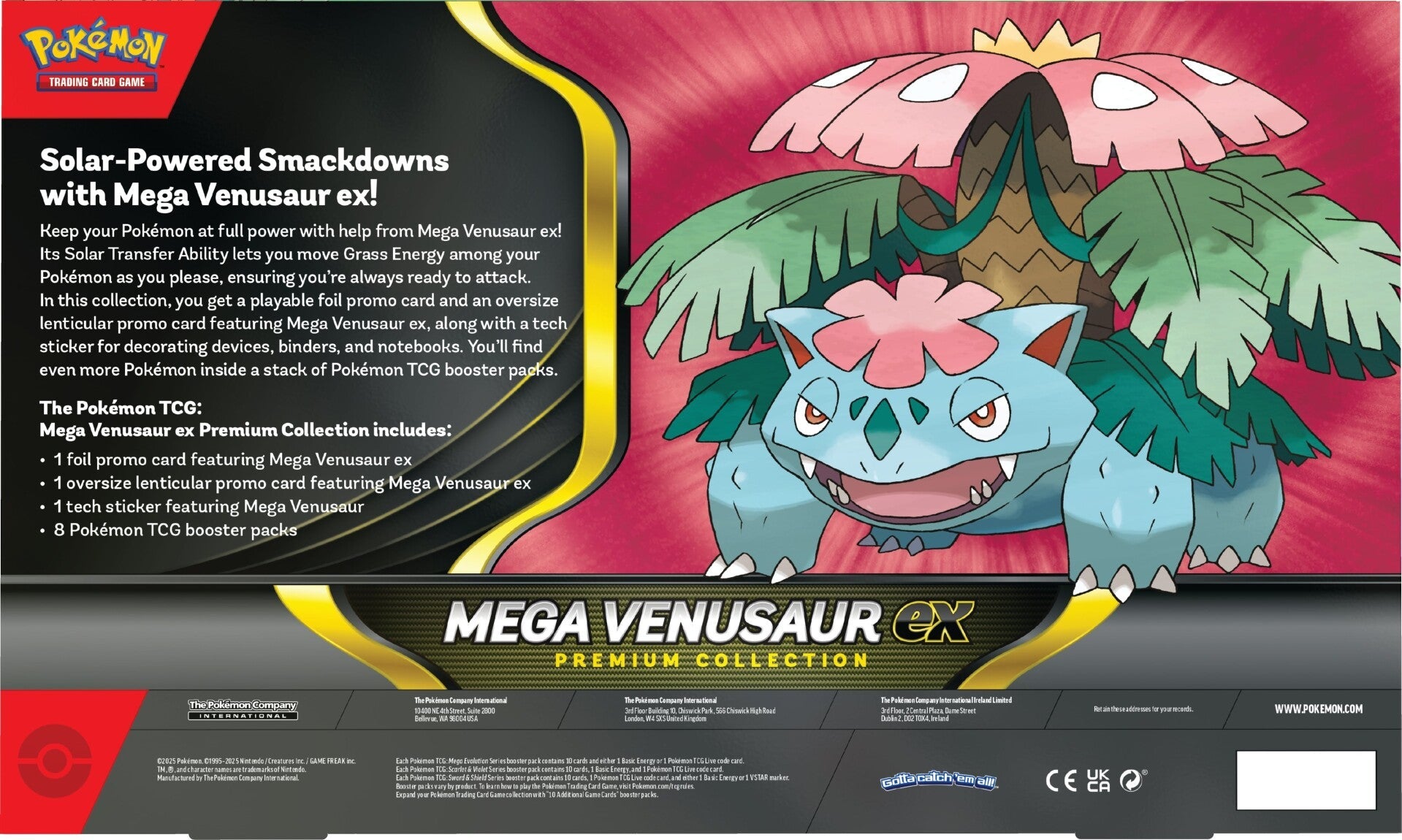 [m1ls] Poekmon Mega VENUSAUR ex PREMIUM COLLECTION