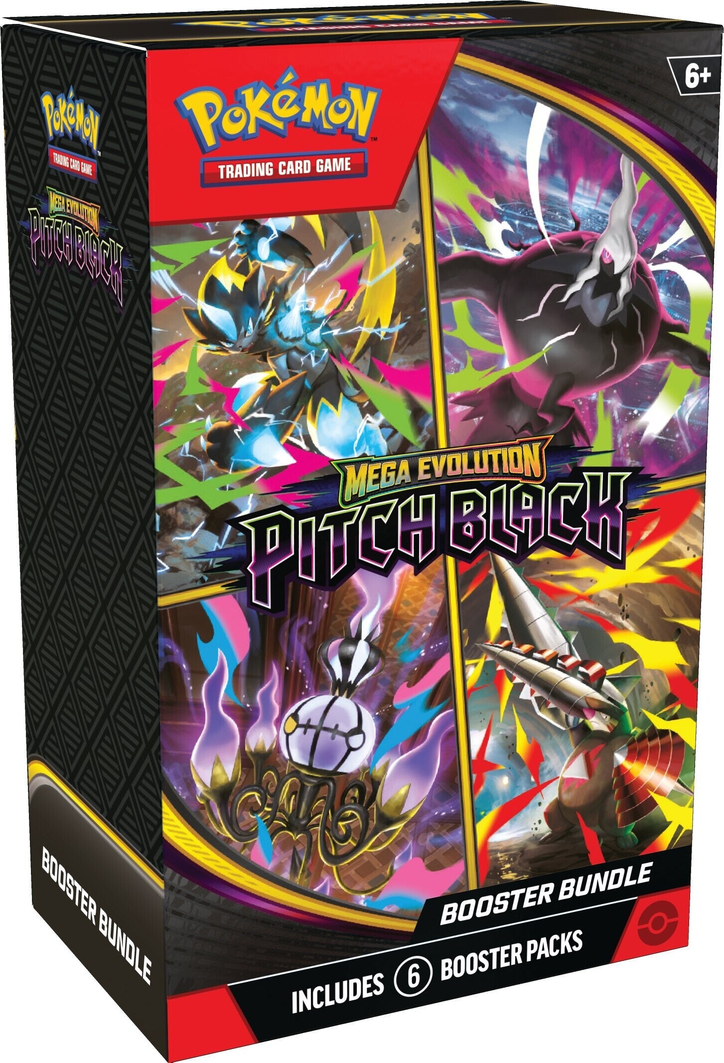 [Me05] Pokemon Pitch Black Booster Bundle (6 Packs)）