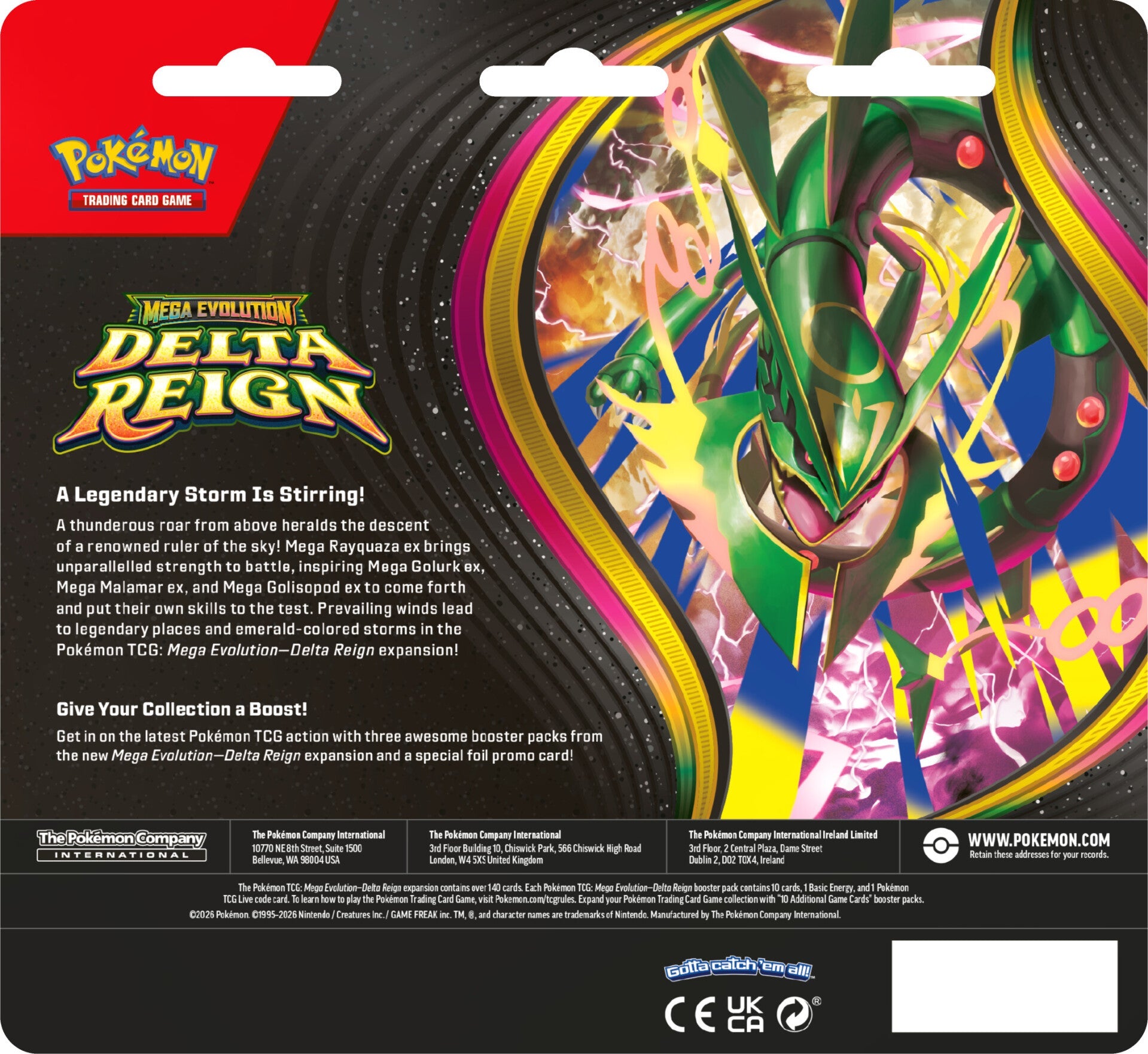 [Me06] Pokemon Delta Reign 3-Pack Blisters