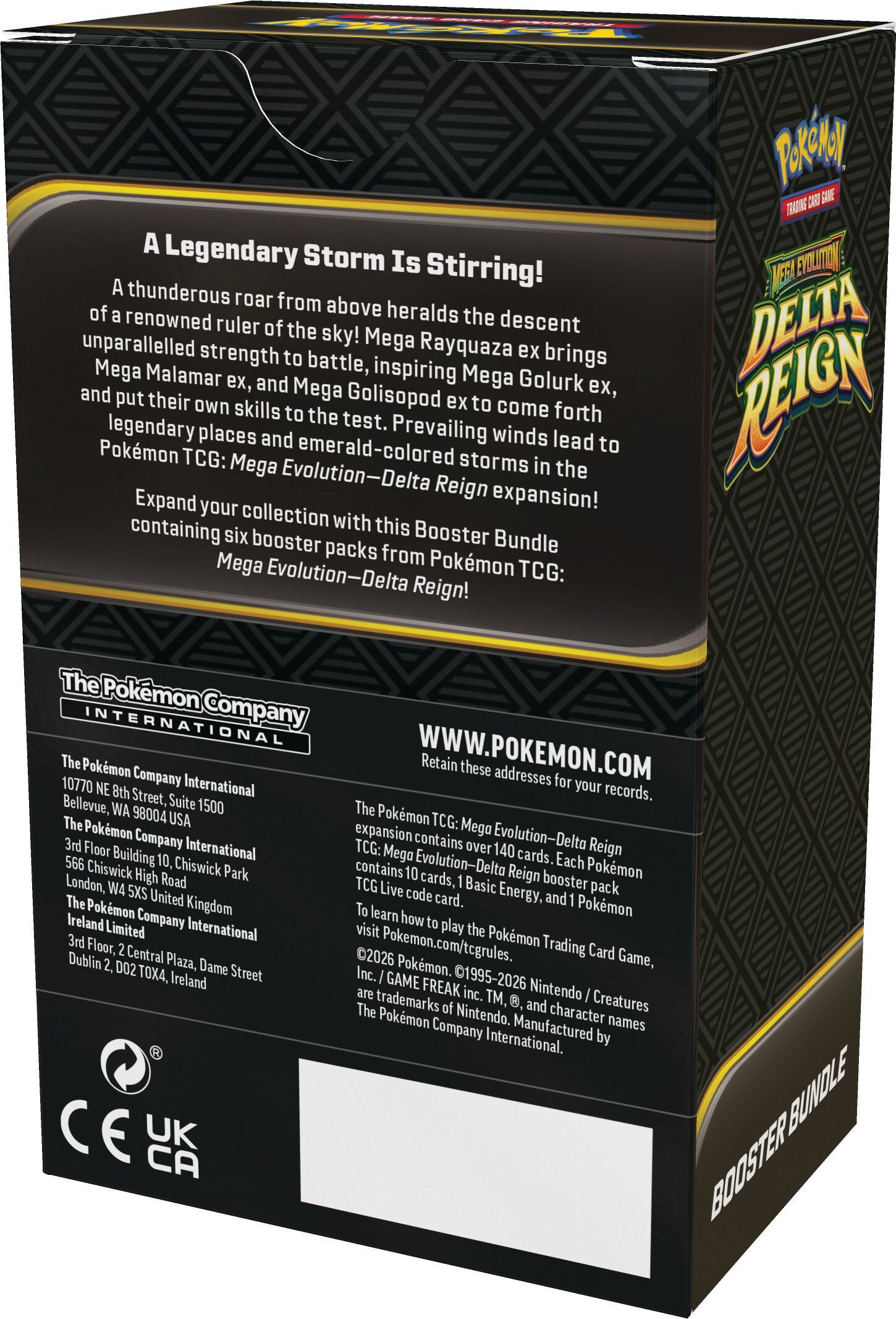 [Me06] Pokemon Delta Reign Booster Bundle (6 Packs)