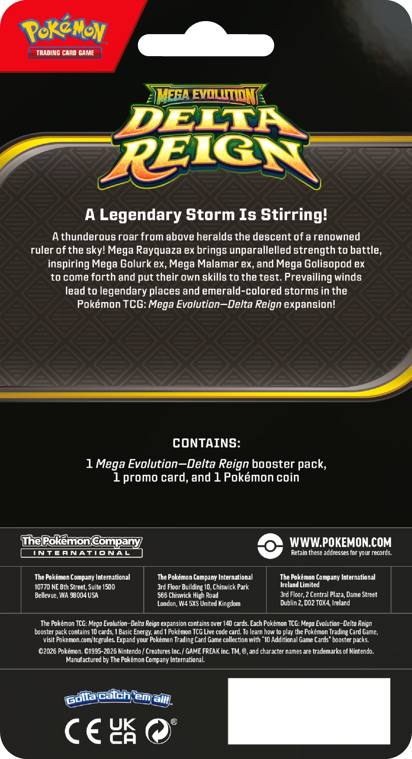 [Me06] Pokemon Delta Reign 1-Pack Blisters