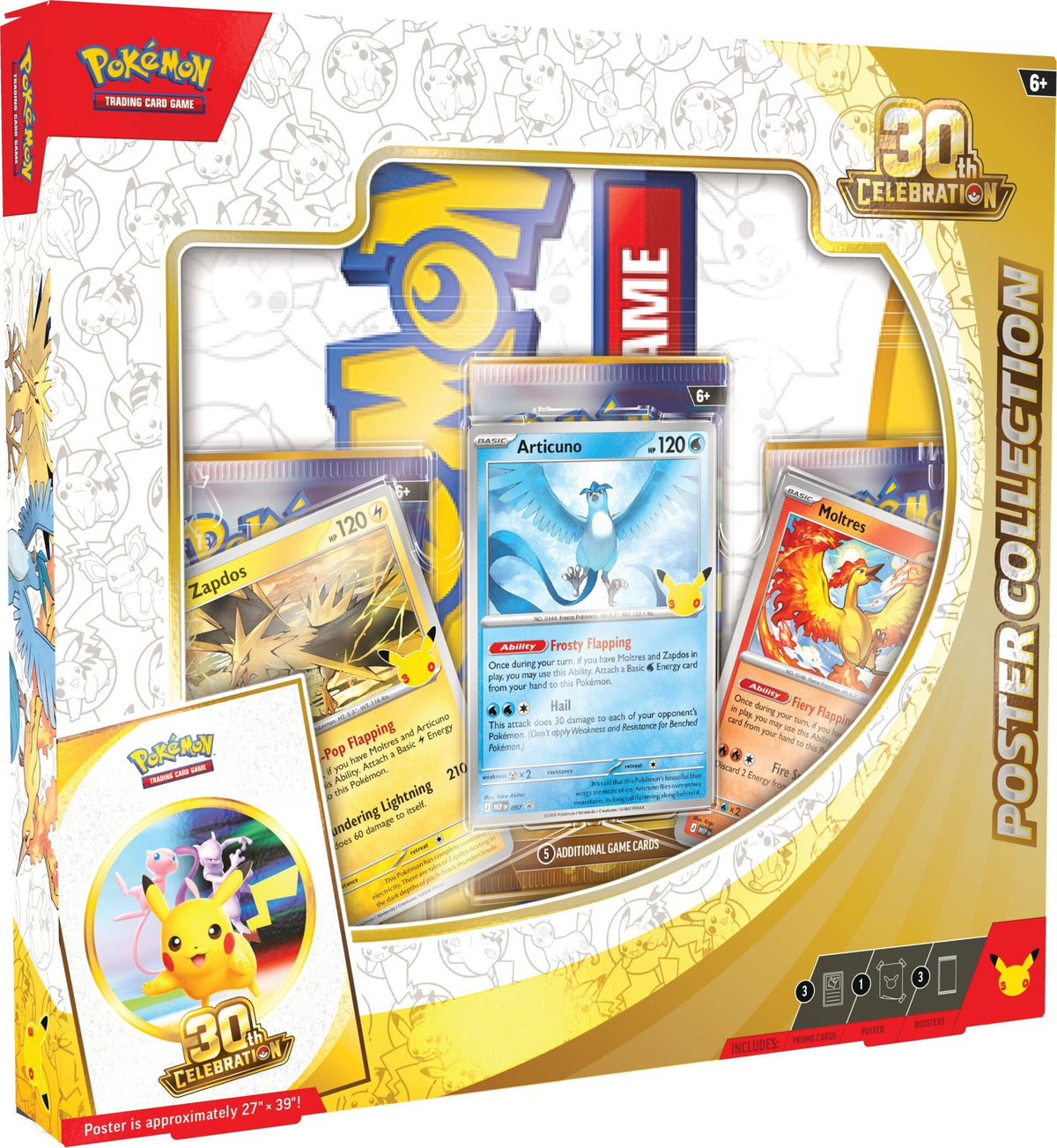 [ME6.5] Pokemon TCG 30th Celebration Poster Collection