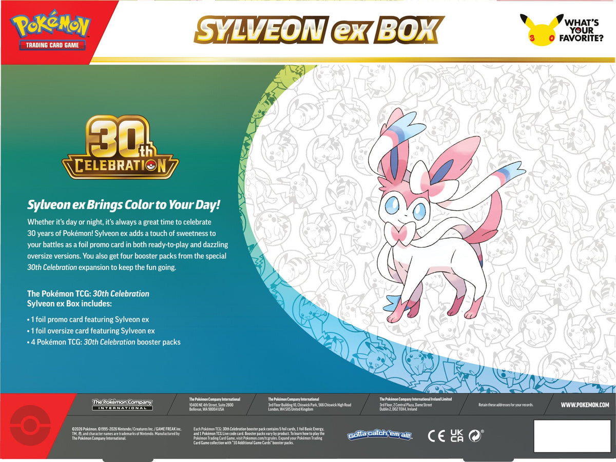 [ME6.5] Pokemon TCG 30th Celebration Pokémon Sylveon ex Box