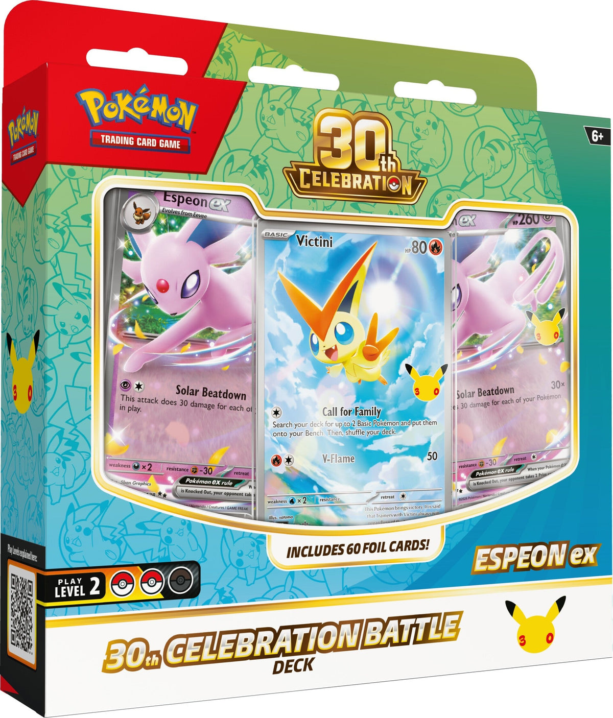 [ME6.5] Pokemon TCG 30th Celebration Battle Deck—Espeon ex