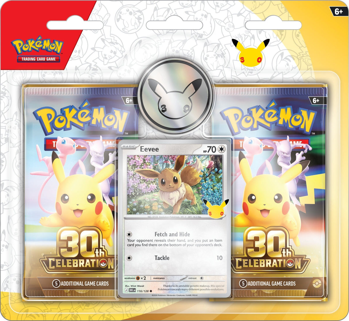 [ME6.5] Pokemon TCG 30th Celebration 2-Pack Blister