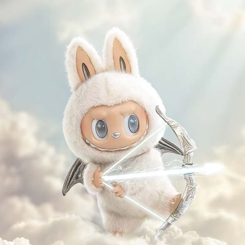 POP MART 泡泡瑪特 ZIMOMO LABUBU THE MONSTERS Angel in Clouds Vinyl Figure 陰晴天使