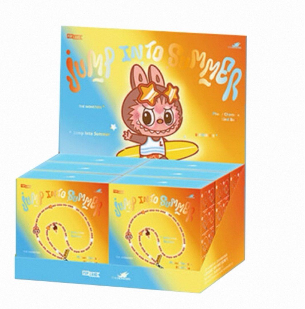 POP LAND 曬曬夏日系列-長款挂繩盲盒 Jump jinto Summer Series-Phone Charm Blind Box