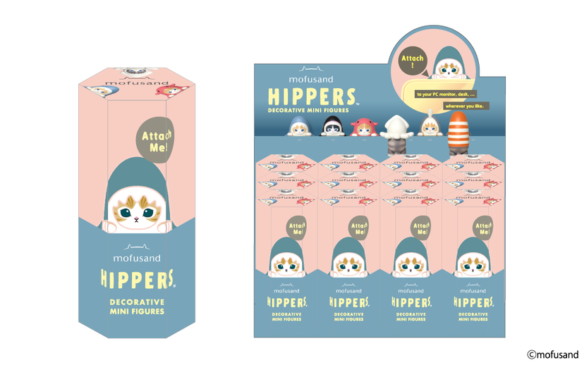 Sonny Angel Hippers Decorative Figures Mofusand Series 貓福山
