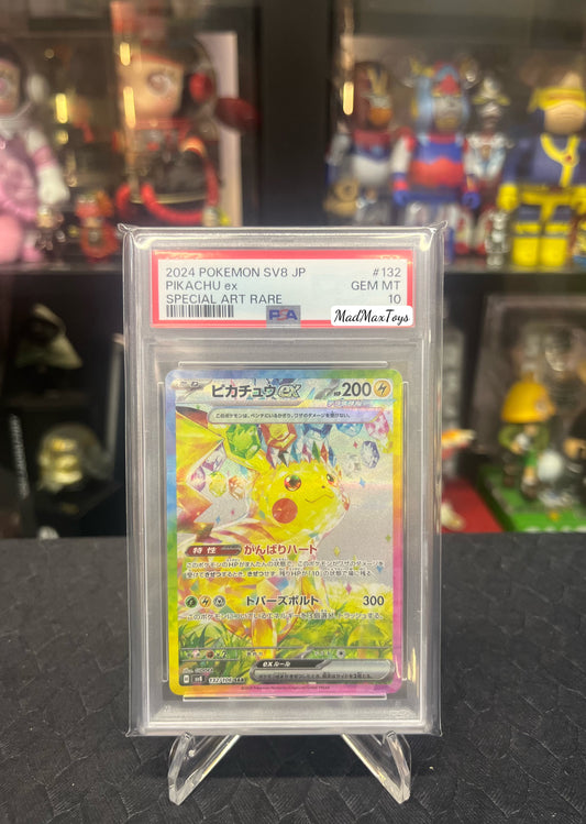 PSA 10 2024 Pokemon Card sv8 132/106 SAR