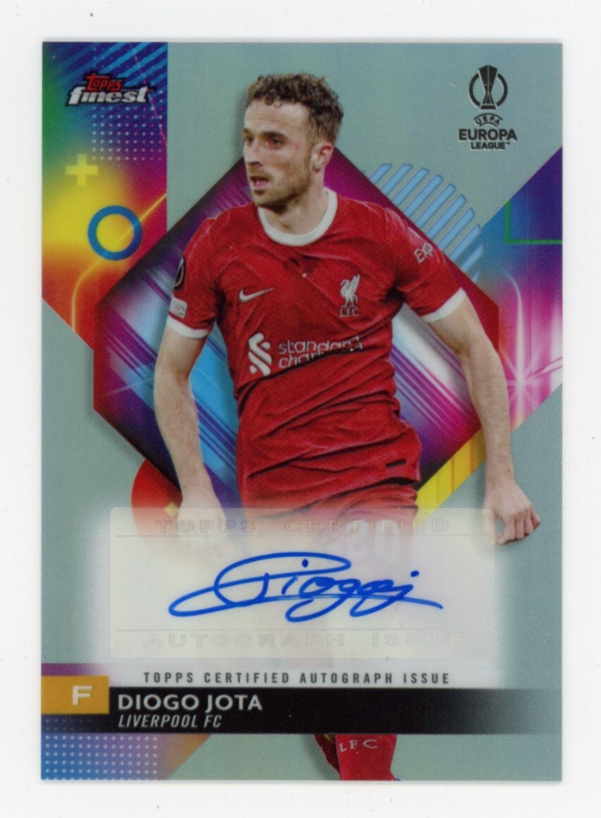 2023-24 Topps Finest FC LIVERPOOL Diogo Jota A_DJ Autograph