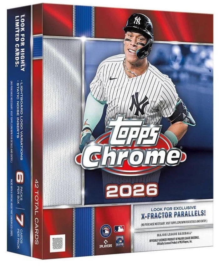 2026 Topps Chrome Baseball Mega Box