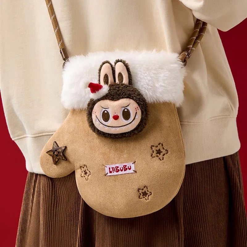 POPLAND 閃閃童話系列-labubu聖誕手套公仔包 Twinkly Fairy Tale Series-labubu Christmas Glove Figure Bag