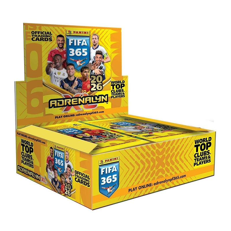 PANINI FIFA 365 2026 ADRENALYN WORLD TOP CLUBS,TEAMS&PLAYERS Booster Box