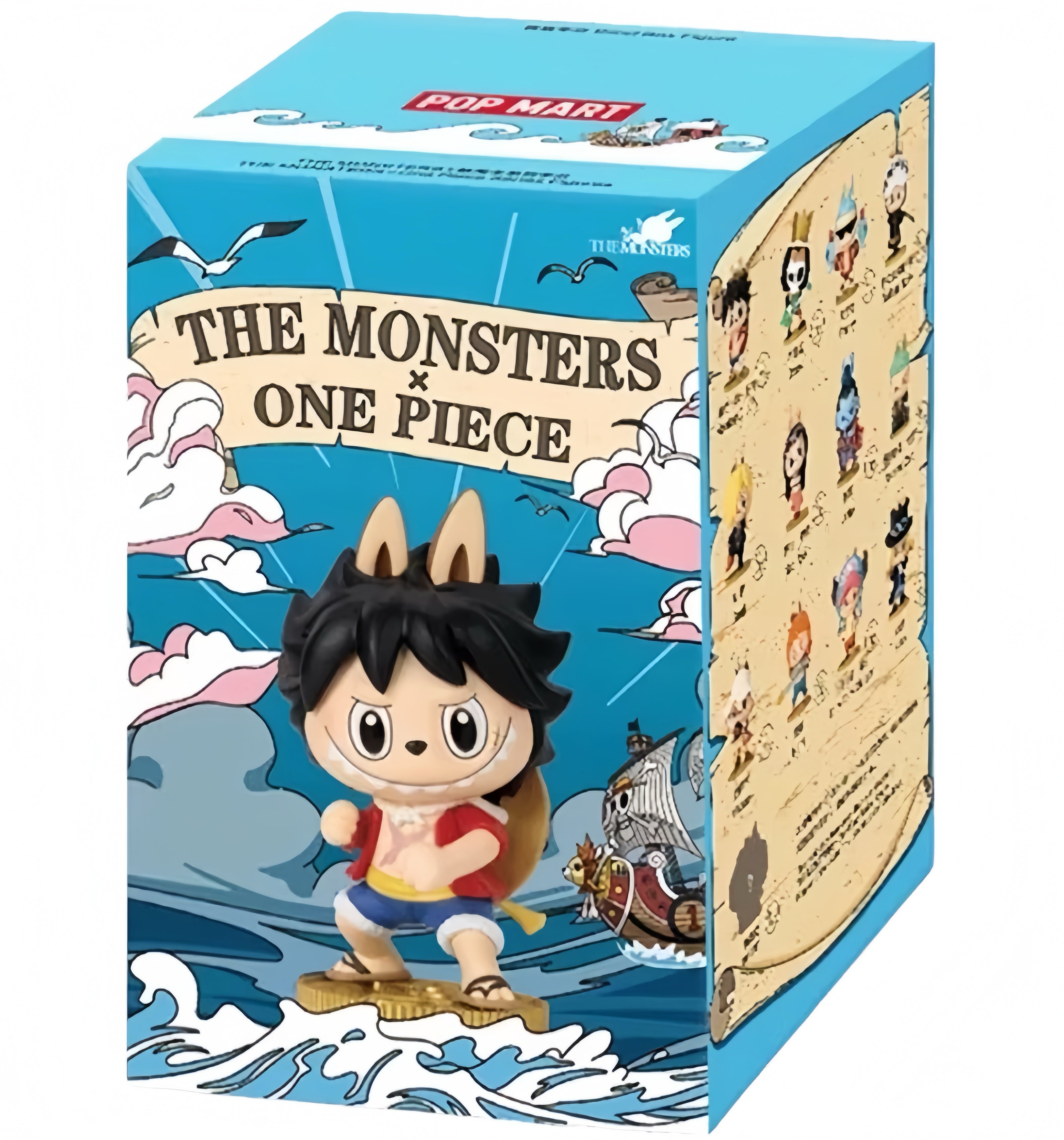 THE MONSTERS × One Piece Series Figures Blind Labubu 航海王盲盒