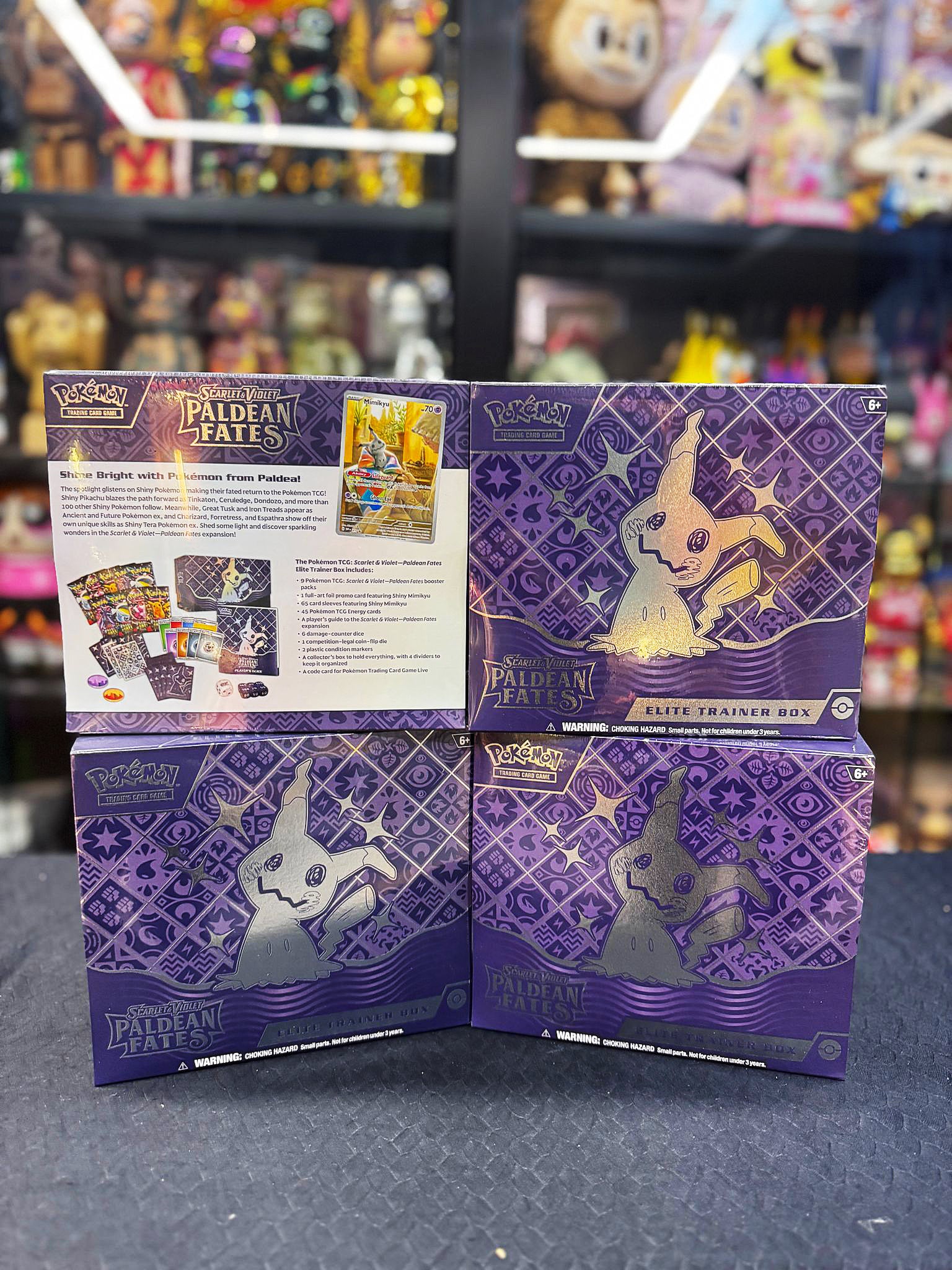 [SV4.5] Pokemon Paldean Fates  Elite Trainer Box Mimikyu