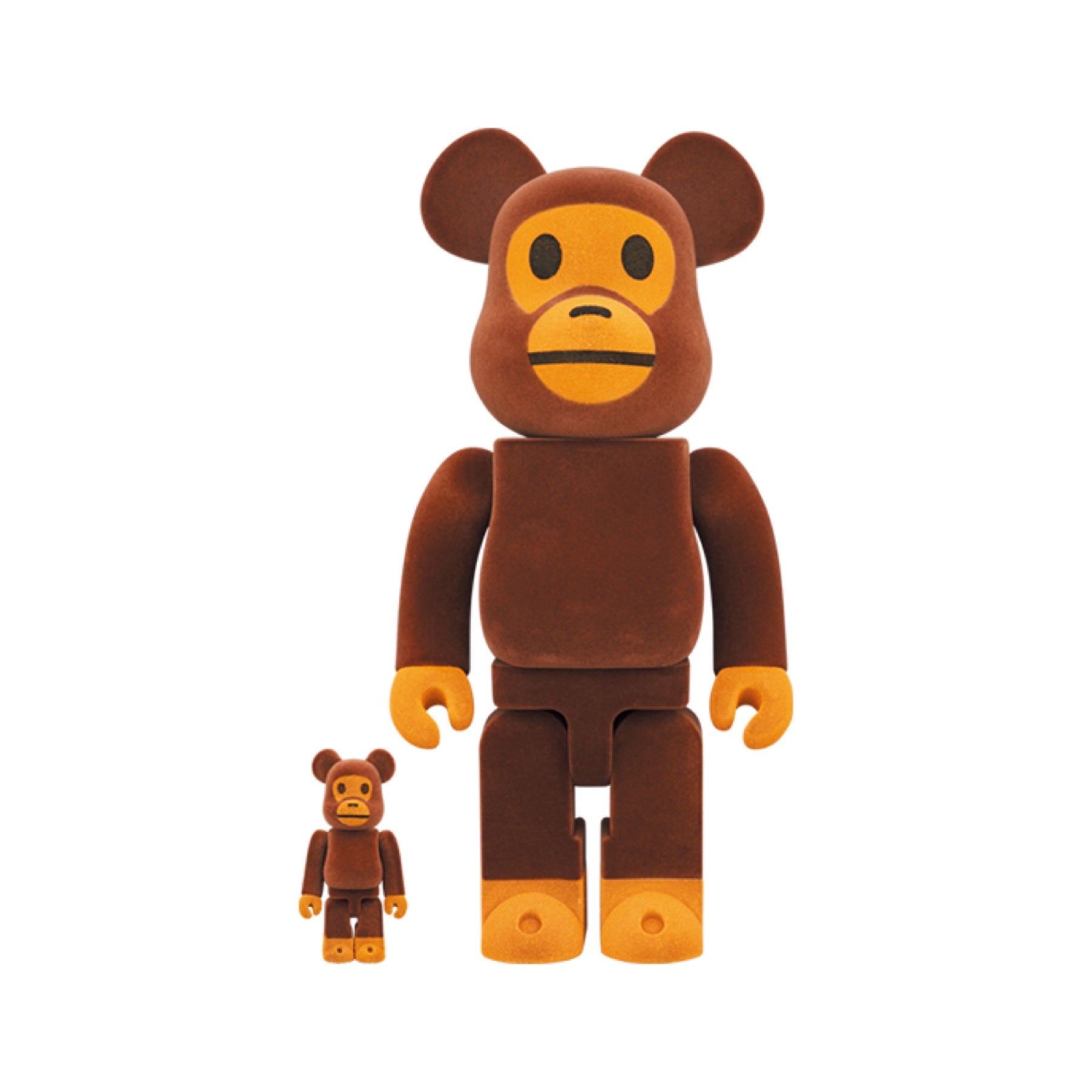 100% & 400% Be@rbrick Bape Milo 2.0 Ver. (Flocky Ver.)植絨毛