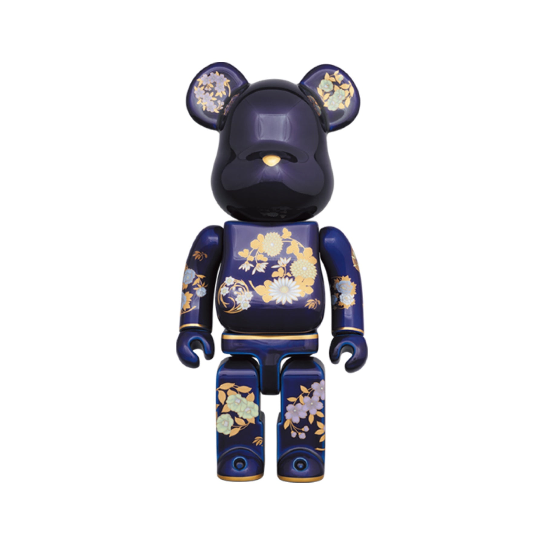 400% Arita Be@rbrick 有田燒瑠璃花丸紋(陶瓷Ceramics Artwork