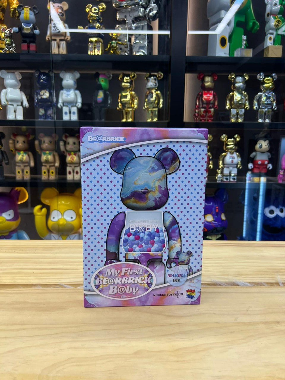 100% & 400% My First Baby Be@rbrick B@by Marble Ver.(雲石) First
