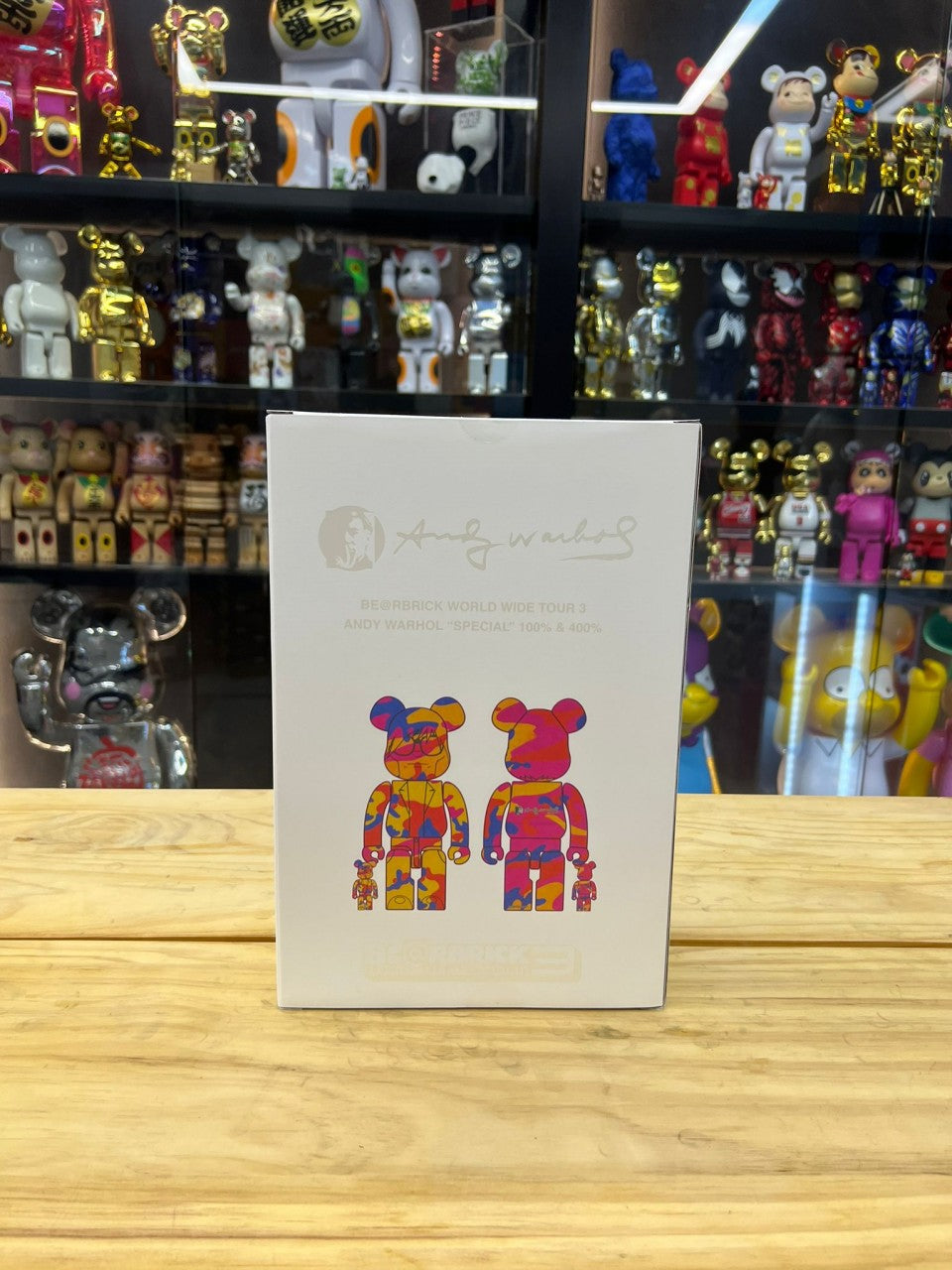 100% & 400% Be@rbrick Andy Warhol "Special"