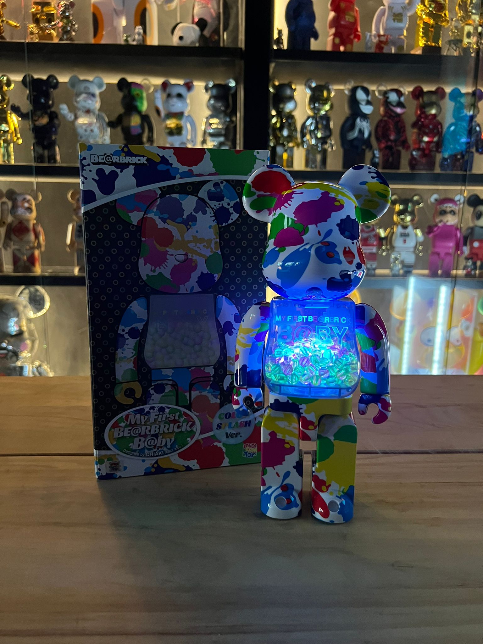 400％ MY FIRST BE@RBRICK B@BY COLOR SPLASH Ver. – Madmaxtoys
