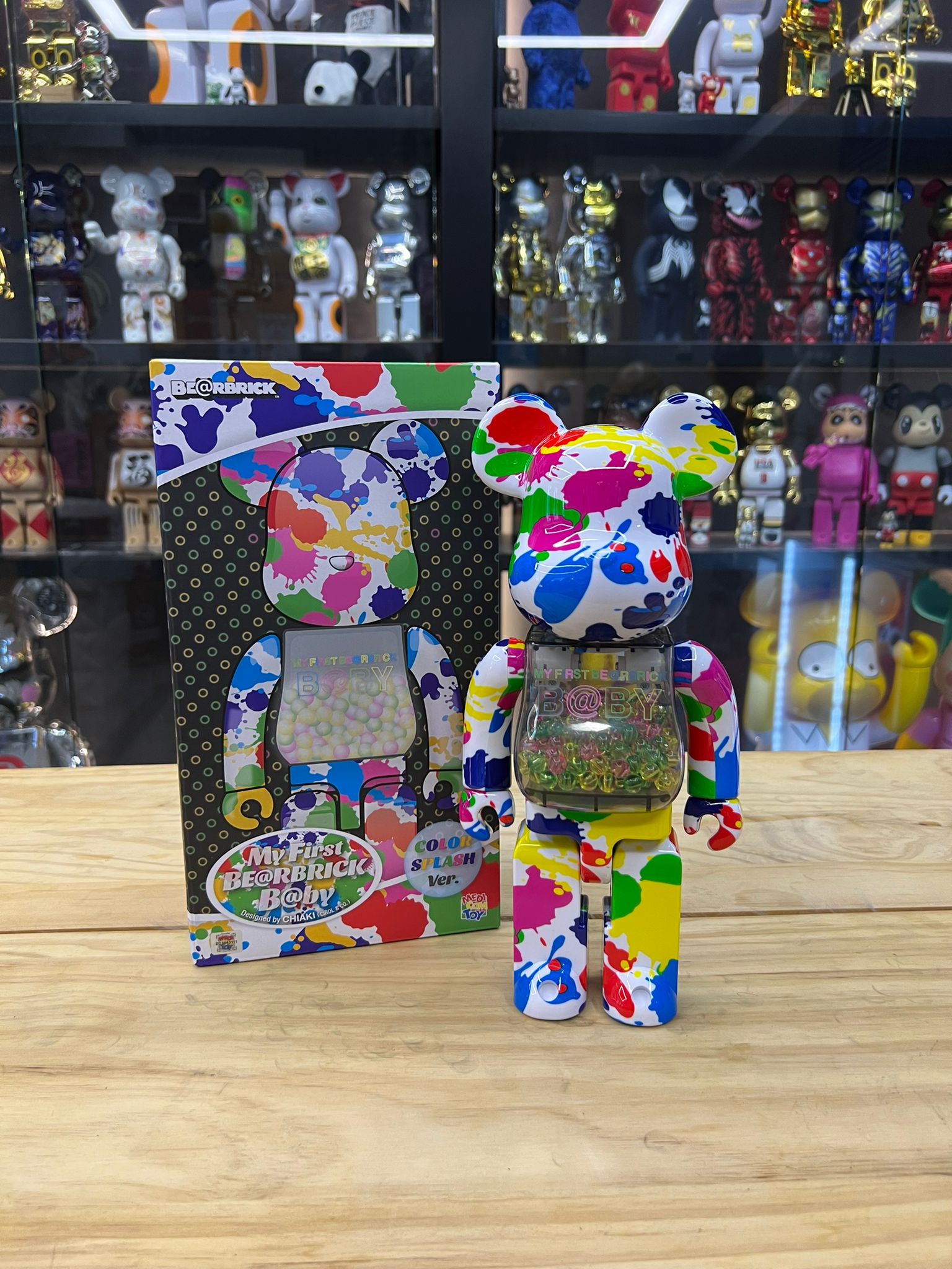 400％ MY FIRST BE@RBRICK B@BY COLOR SPLASH Ver. – Madmaxtoys