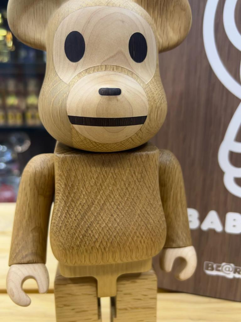 400% Be@rbrick カリモク Karimoku BABY MILO(R) 2021 (Wood)