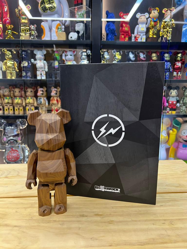 400% Be@rbrick Karimoku Fragment (Polygon) Brown