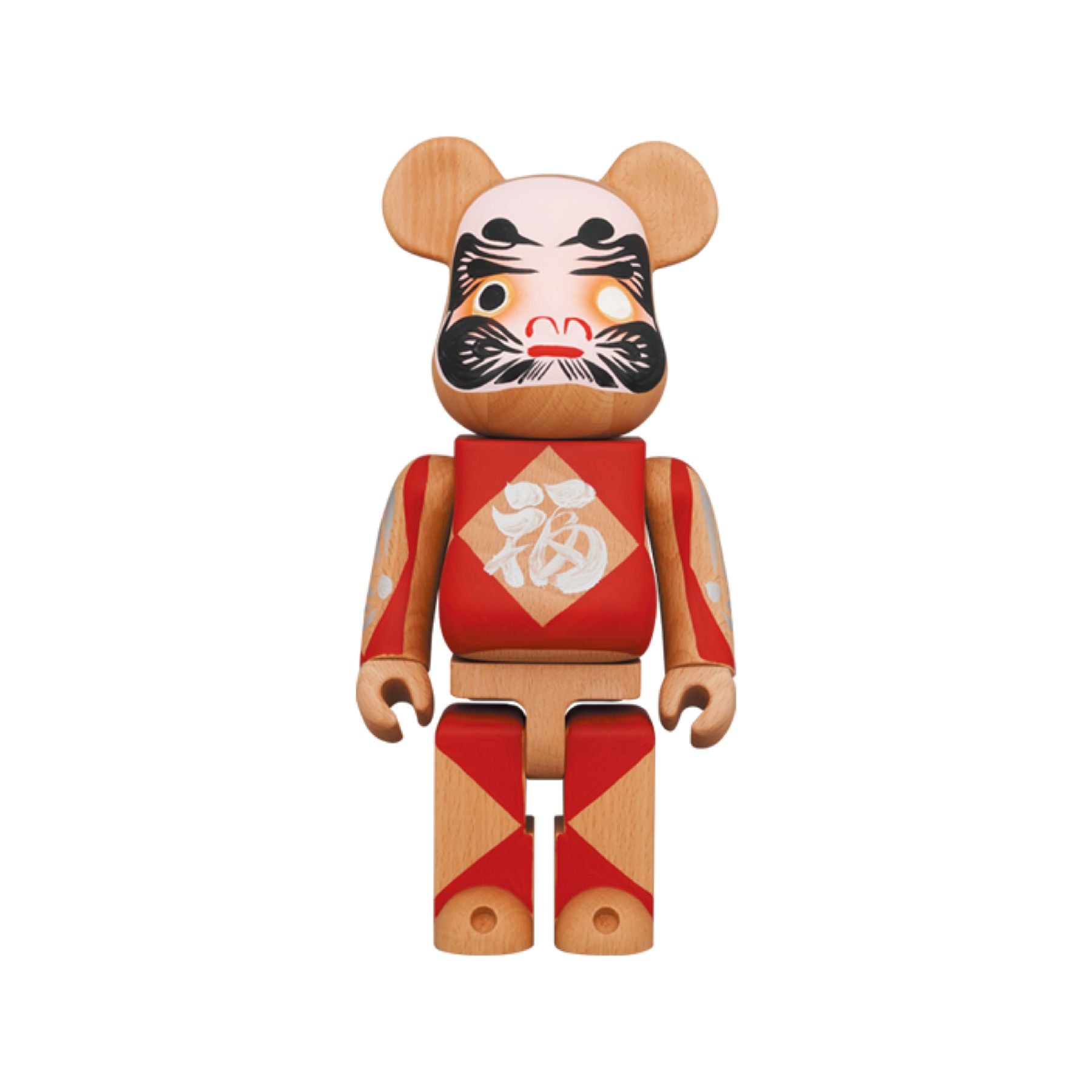 400% Be@rbrick カリモク 達磨 四 銀 (Karimoku Daruma)