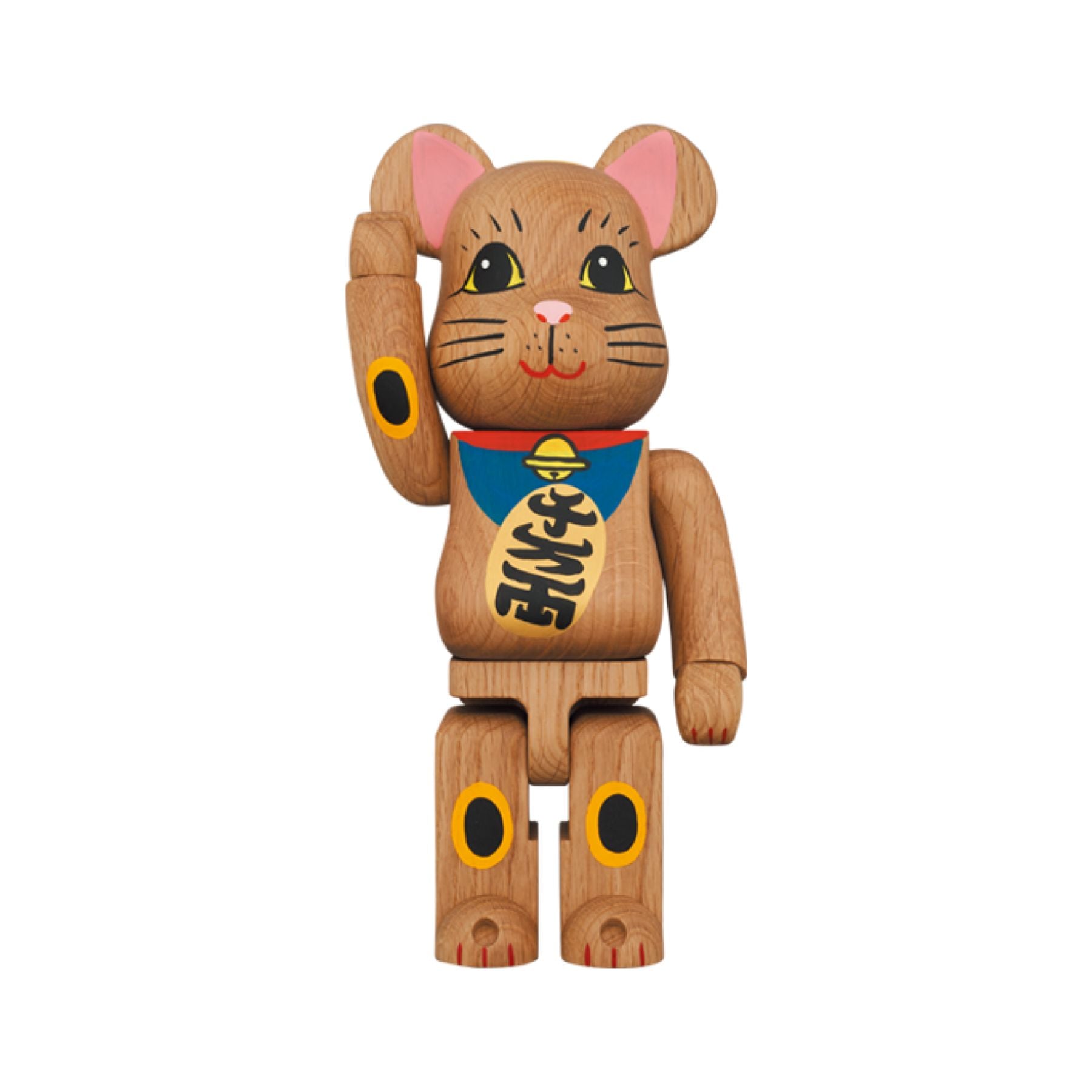 400% Be@rbrick カリモク 招き猫 壱 青 (Karimoku Neko Maneki)