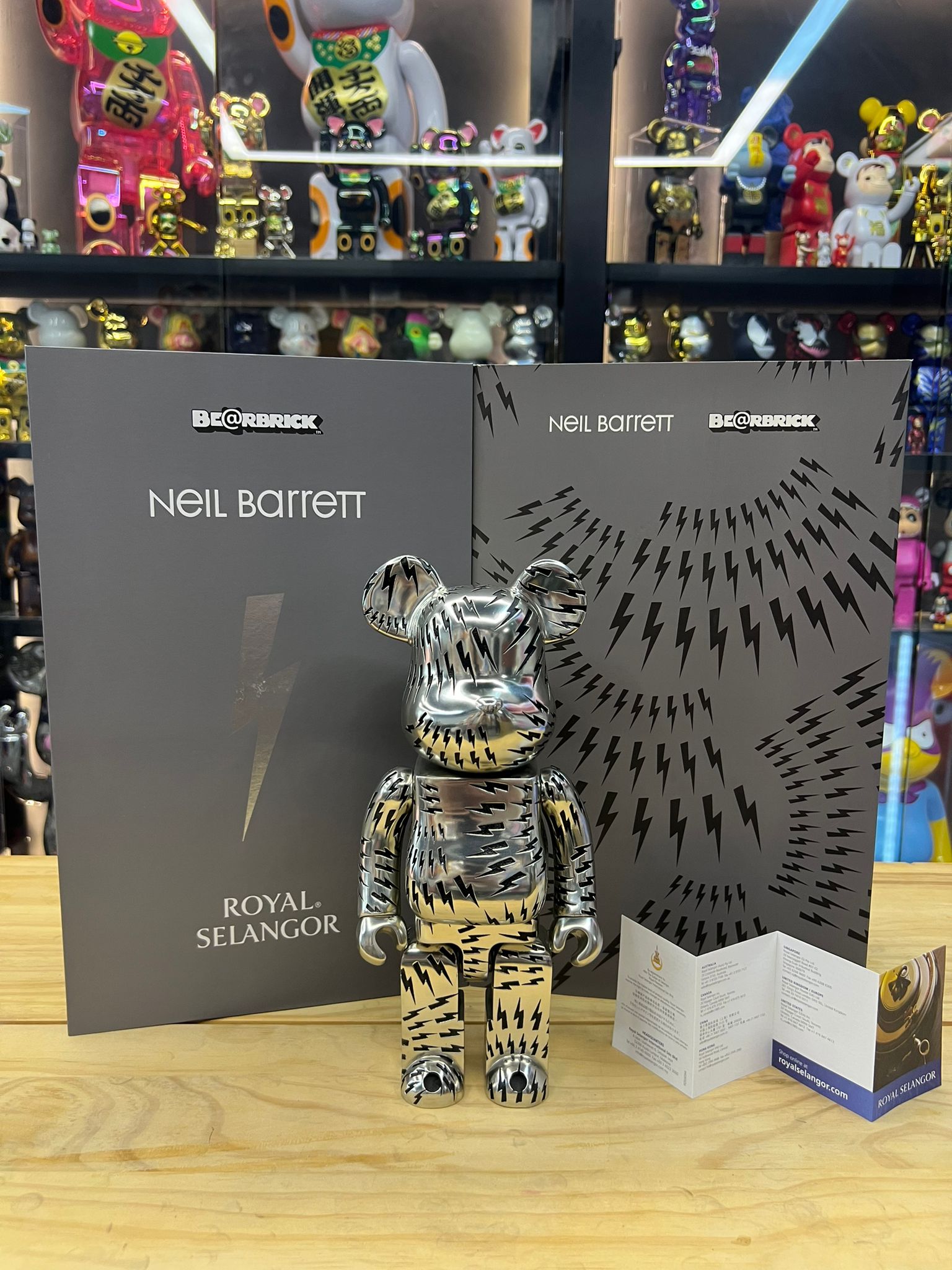 400% Be@rbrick Neil Barrett x Royal Selangor