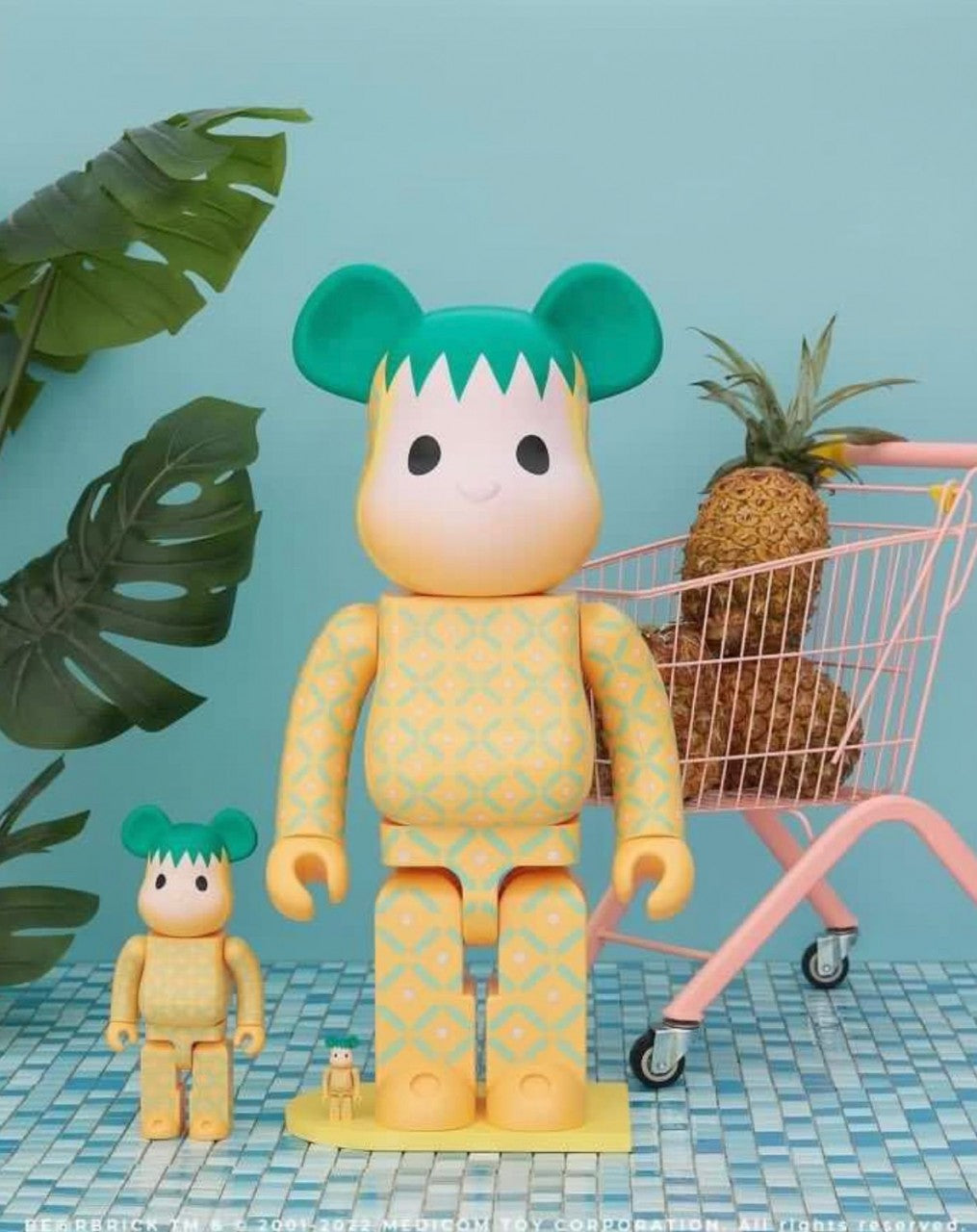 1000% Be@rbrick x Clot New Pineapple (2022)
