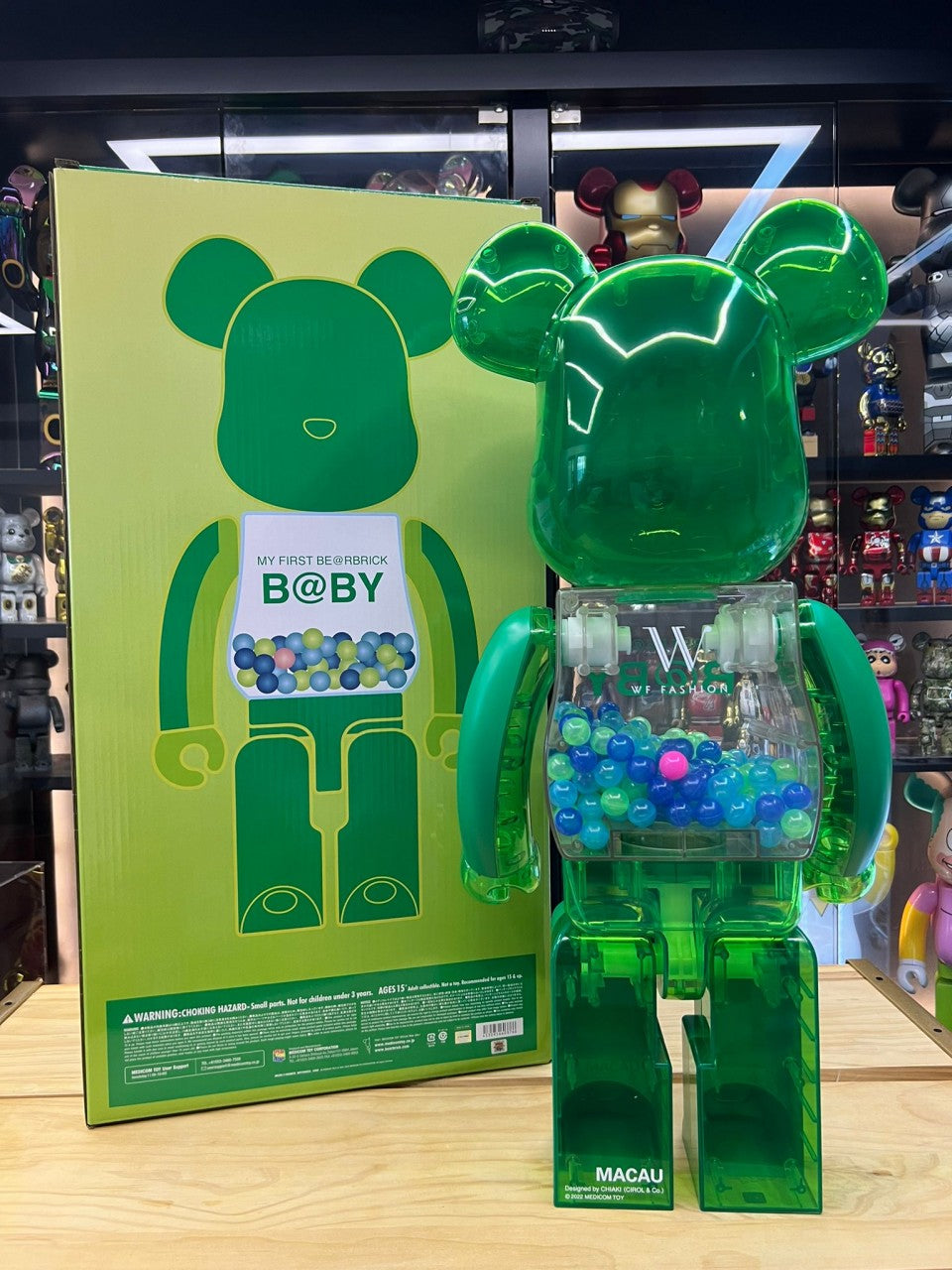 1000% WF Fashion X My First Be@rbrick Baby 2022 (Green)