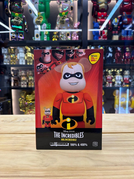 100% & 400% Be@rbrick The Incredibles Mr. Incredible