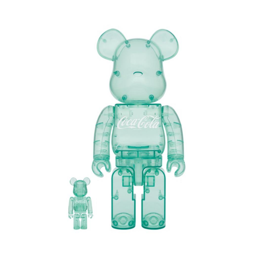 100% & 400% Be@rbrick Coca-Cola Georgia Green