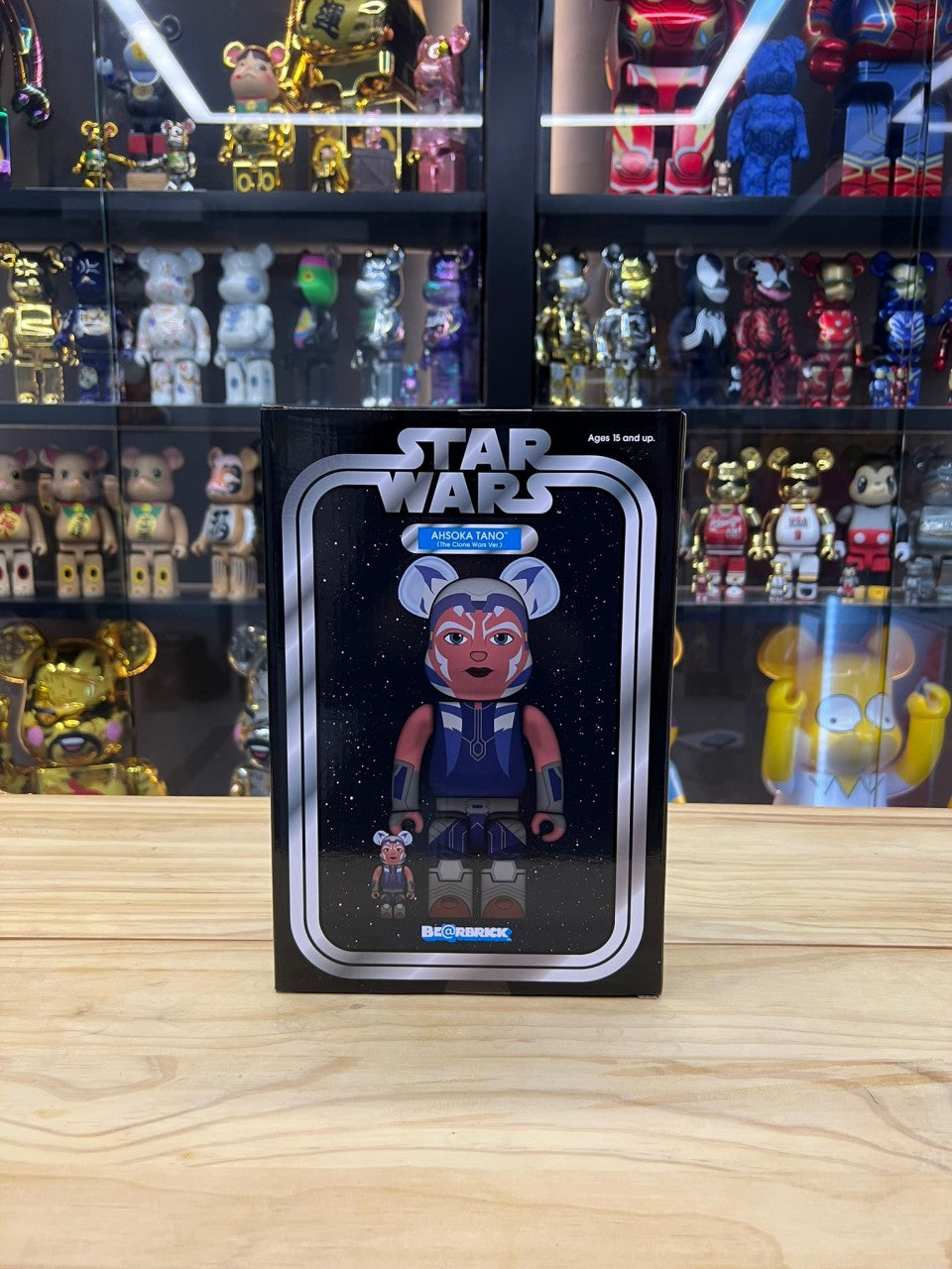 100% & 400% Be@rbrick Ahsoka Taho (The Clone Wars)